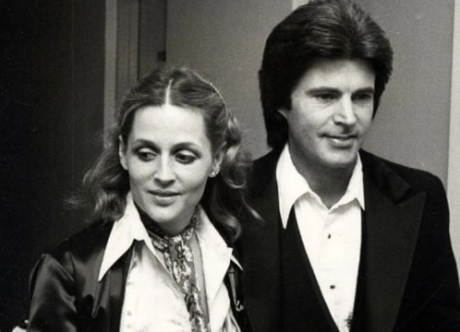 Eric Jude Crewe's parents, Ricky Nelson and Kristin Harmon, at the Fifth Annual American Music Awards. 